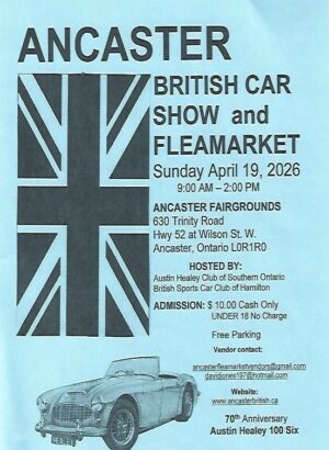 Ancaster British Car Show and Fleamarket